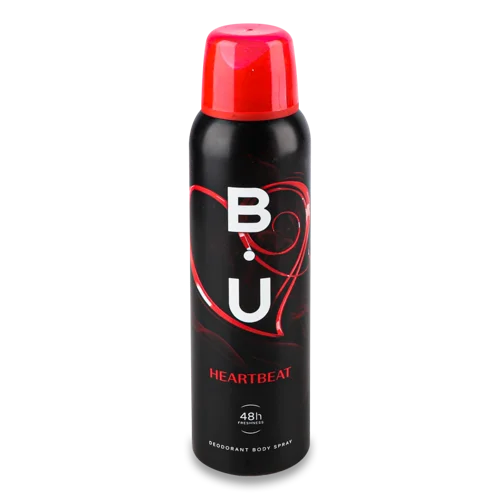Дезодорант HeartBeat B.U., 150 мл, антиперспірант, в/к