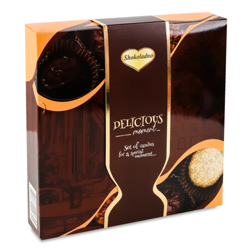 Цукерки Смачний Момент Shokoladno, к/у, 225г