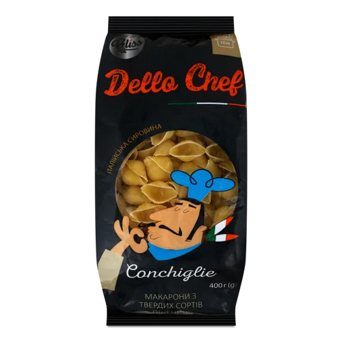 Макарони Conchiglie Вищого Ґатунку, 400 Г