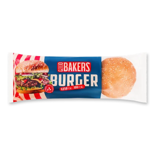 Булочка для Бургера з Кунжутом Burger Good Bakers, м/у 6х50г