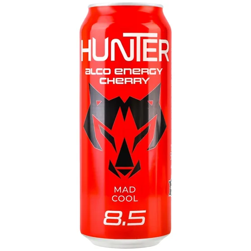 Напій слабоалкогольний Hunter Cherry енергетичний 8,5% 500мл