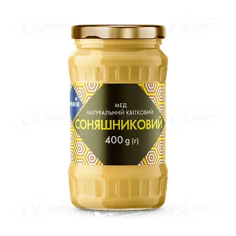 Мед «Премія»® квітковий соняшниковий натуральний, 400г
