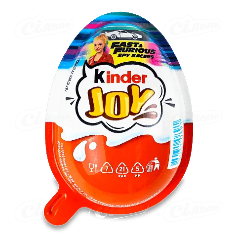 Яйце шоколадне «Kinder Joy» з іграшкою 20г