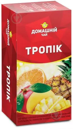 Чай Домашний чай тропічні фрукти, 20*1,5г