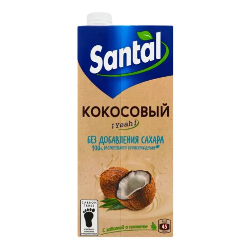 Напій кокосовий ультрапастеризоване без цукру Santal т/п 1л