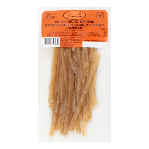 Ікра сайди соломка Пивчик Русалочка сол/в м/у 50г