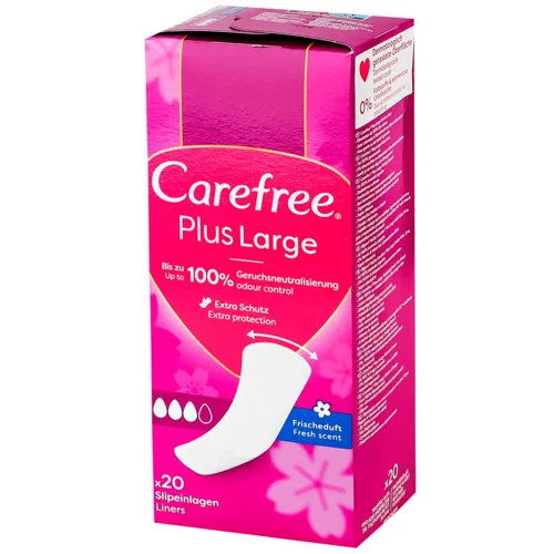 Прокладки щоденні Carefree Plus Large Fresh 20шт