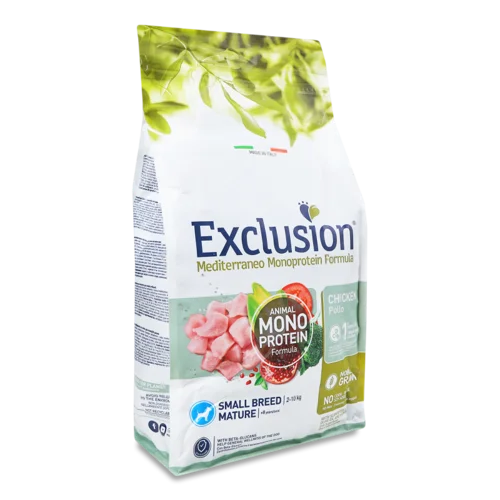 Корм Для Собак Exclusion Mature Chicken SmallBreed В/к, 1 кг