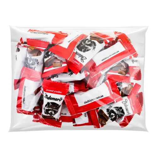 Цукерки арахісове праліне Zhdamarik кг
