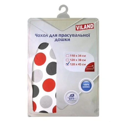 Чохол Viland для прасувальної дошки 120х38см