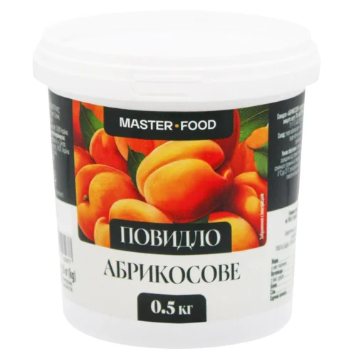Повидло Абрикосове вищого гатунку Master-Food 500г
