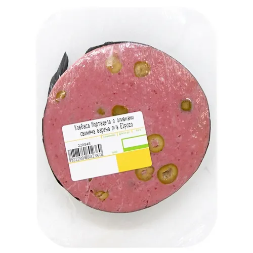Ковбаса варена El Pozo Mortadella свиняча з оливками