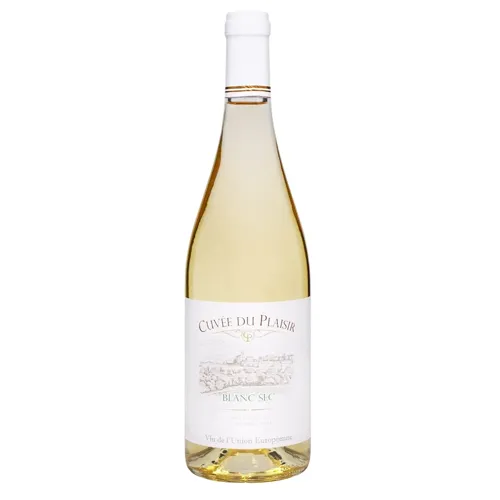 Вино Cuvee Du Plaisir Blanc Sec біле сухе 11% 0,75л