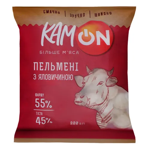 Пельмені з яловичиною Kamon м/у 800г