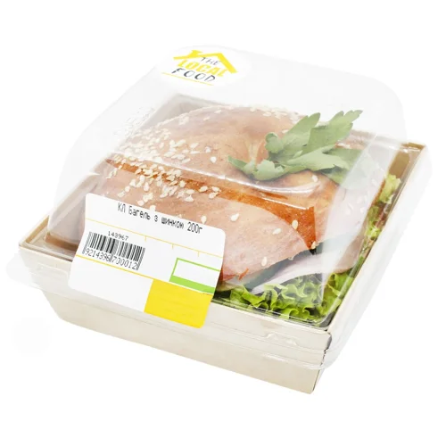 Багель The Local Food з шинкою 200г