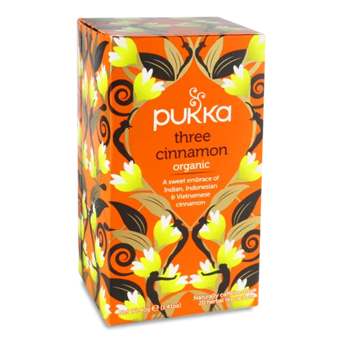 Суміш Трав'яна Органічна Three Cinnamon, к/у 40г