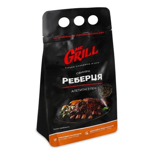 Ребра Свинячі Варені Апетитні Mr.Grill, кг