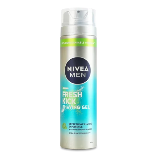 Гель для Гоління Nivea Men Заряд Свіжості, 200мл