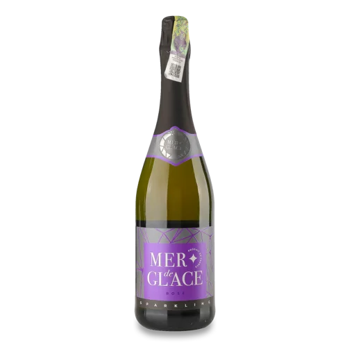 Вино ігристе рожеве брют Mer de Glace 0.75л 11% п/пл
