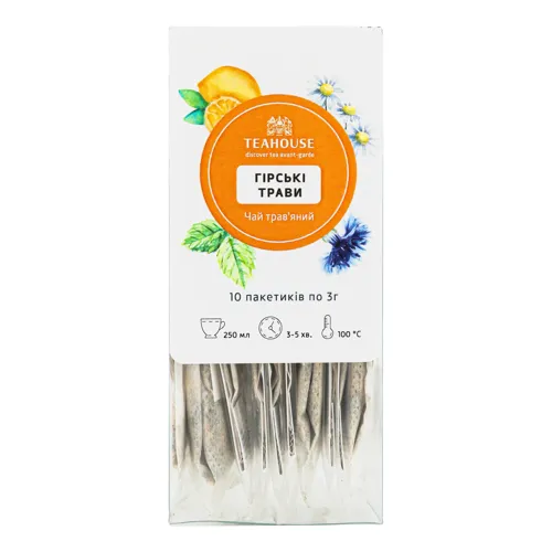 Чай трав'яний «Гірські трави» Teahouse п/у 10х3г