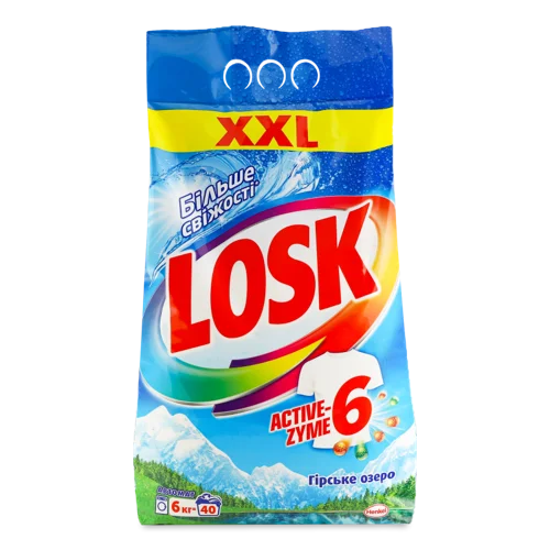 Пральний Порошок Універсальний Гірське Озеро Losk, 6 кг