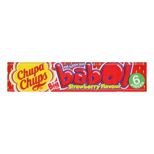 Гумка жувальна «Полуниця» Big Babol Chupa Chups 27.6г