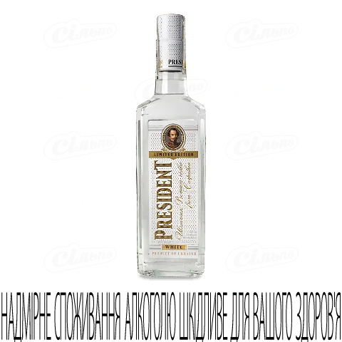 Горілка President «Біла», штоф, 0,5л