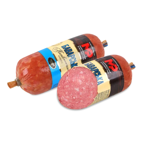 Ковбаса Напівкопчена Баварська Харківський М'ясний Ряд, н/к, в/у 0.28 кг