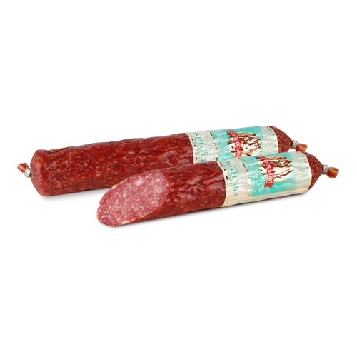 Ковбаса Салямі З М'ясом Птиці Карпатська Салтівський М'ясокомбінат Сирокопчена, кг