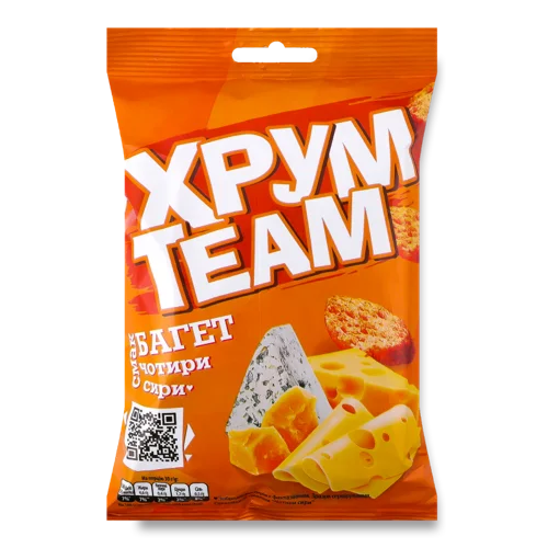 Сухарики Чотири Сири Багет ХрумTeam, м/у 55г