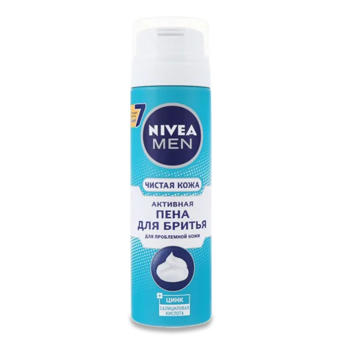 Піна Для Гоління Чиста Шкіра Nivea Men, 200мл