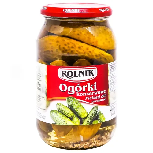 Огірки Rolnik з оцтом 850г