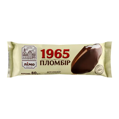 Морозиво Лімо 1965 ескімо в шоколадній глазурі 12% 80г
