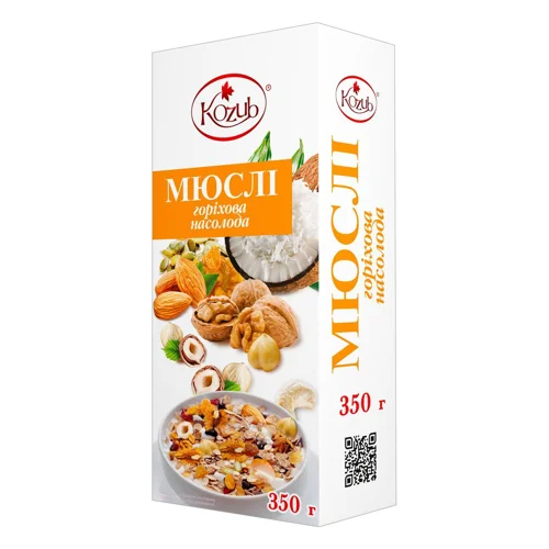 Мюслі Козуб Горіхова насолода 350г