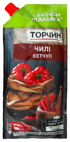 Кетчуп Чилі Торчин д/п 400г