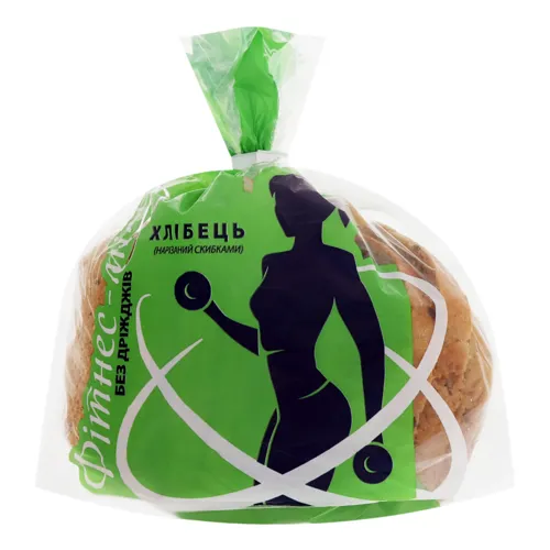 Хліб нарізний Фітнес-мікс Теремно м/у 0.3кг