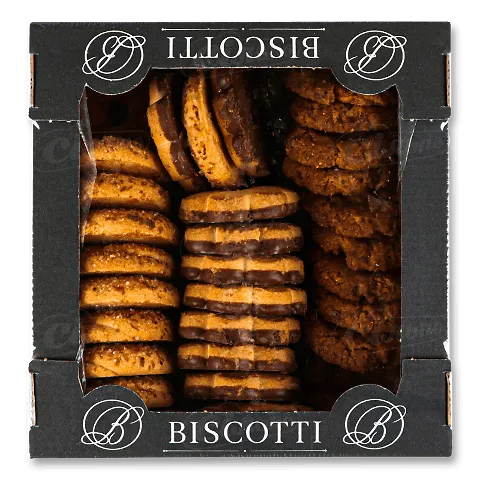 Печиво Biscotti Дольче Місто Мікс здобне пісочне, 0,45кг