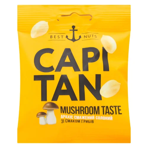 Арахіс Capitan солоний зі смаком грибів 30г