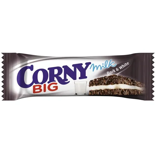 Батончик злаковий Corny з какао та молочно-кремовою начинкою 40г