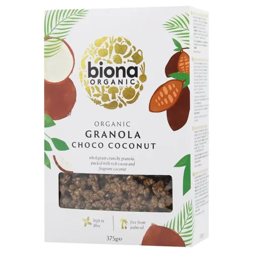 Гранола Biona Organic шоколадно-кокосова 375г