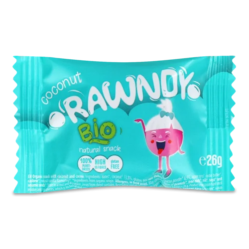 Печиво Rawndy З Кокосом, в/ґ, 200г