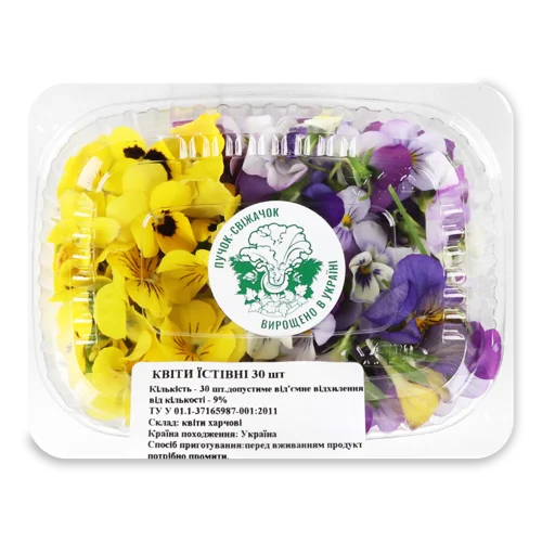 Їстівні Квіти, Пучок, Свіжачок, п/у 30 Шт.