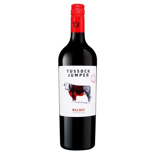 Вино Tussock Jumper Malbec червоне сухе 14% 0,75л