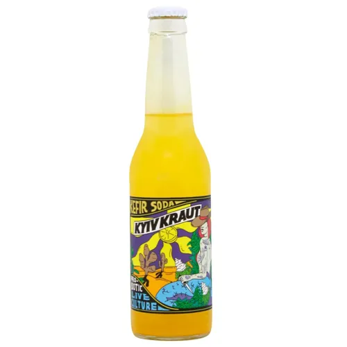 Напій ферментований Kyivkraut Kefir Soda Крем-сода 0,33л
