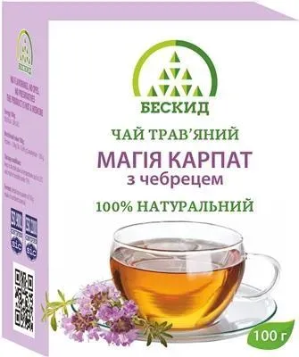 Чай трав'яний Бескид Магія Карпат з чебрецем 100г
