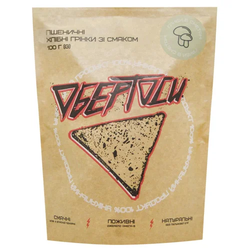 Грінки Обертоси зі смаком грибів в сметані 100г