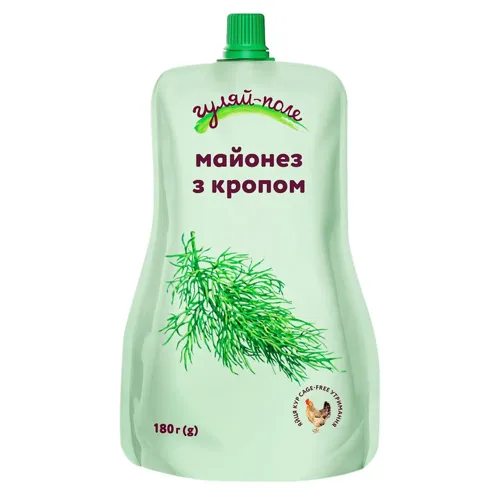 Майонезний соус Гуляй-поле з кропом 180г