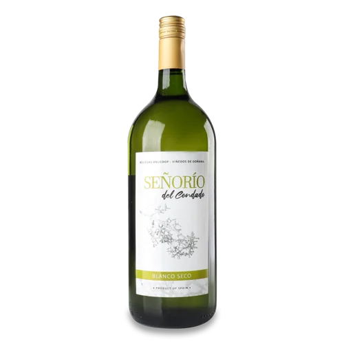 Вино Біле Сухе В/Ґ Senorio Del Condado, 1.5л, 10.5%