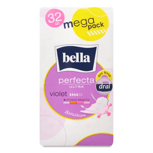 Гігієнічні Прокладки Violet Perfecta Ultra Bella, 32 шт