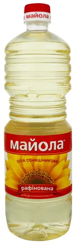 Олія соняшникова рафінована дезодорована Майола п/бут 0.85л